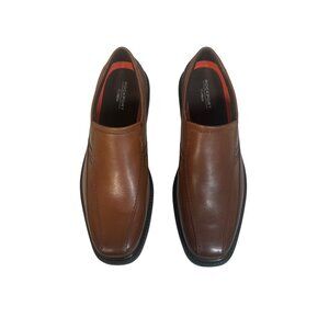 Rockport Brown Leather Slip-On Dress Shoes Size 10.5 M